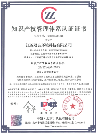簡訊｜雙良環(huán)境知識產(chǎn)權(quán)管理體系再認(rèn)證順利通過！